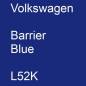 Preview: Volkswagen, Barrier Blue, L52K.